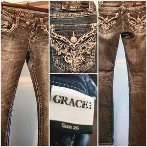 Grace L.A. Dark Blue Jeans